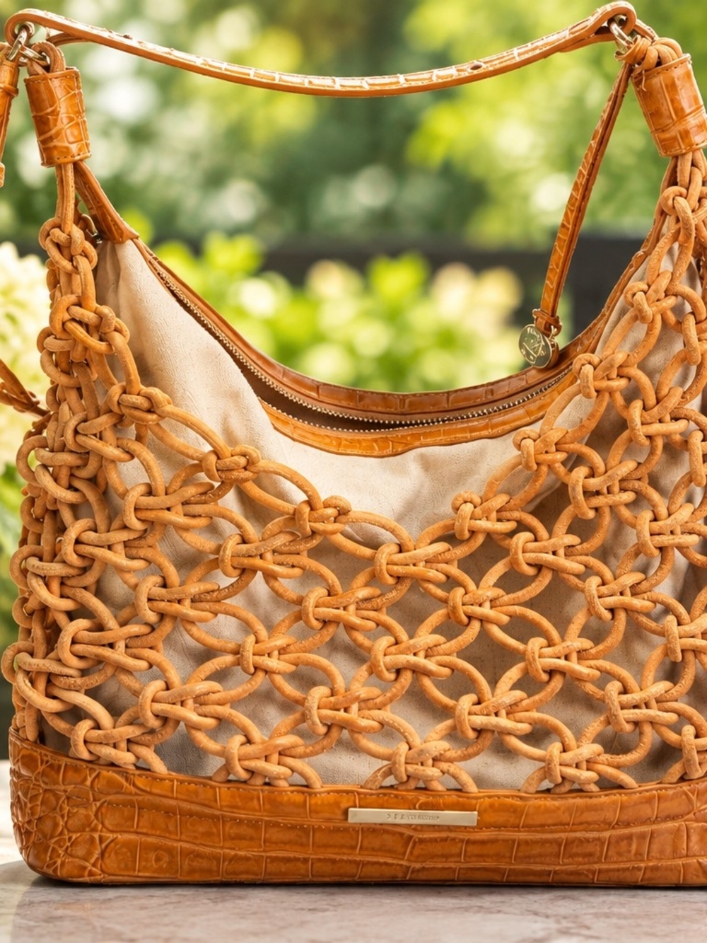 Brahmin Krista Stepping Stone Rosemont Large Shoulder Crossbody Bag